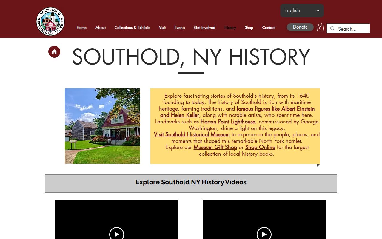 Southold previous residents house history at the Southold Historical Society
